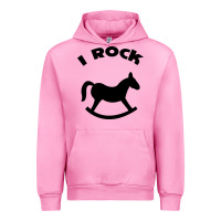 Fuchsia Pink i rock funny Urban Hoodie - artisFamous