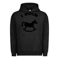 Pigment Black i rock funny Urban Hoodie - artisFamous