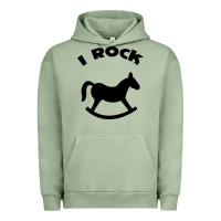 Pigment Oil Green i rock funny Urban Hoodie - artisFamous
