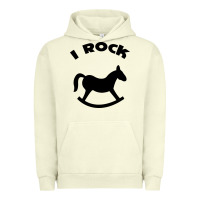 Pigment Pistachio i rock funny Urban Hoodie - artisFamous