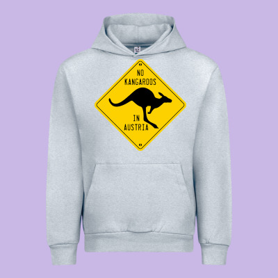 No Kangaroos In Austria Urban Hoodie Designed By Artisfamous
