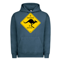 Pigment Midnight Navy no kangaroos in austria Urban Hoodie - artisFamous