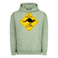 Pigment Oil Green no kangaroos in austria Urban Hoodie - artisFamous