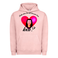 Pigment Salmon bella where the hell have you been loca Urban Hoodie - artisFamous