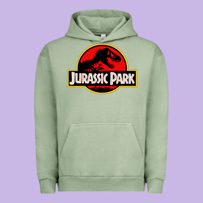 Jurassicc Park Cartoon Urban Hoodie Designed By Artisfamous