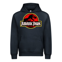 Navy jurassicc park cartoon Urban Hoodie - artisFamous