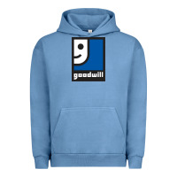 Pigment Pebble Blue Goodwill Urban Hoodie - artisFamous