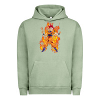 Pigment Oil Green goku super sayan Urban Hoodie - artisFamous