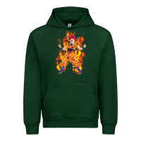 Forest Green goku super sayan Urban Hoodie - artisFamous