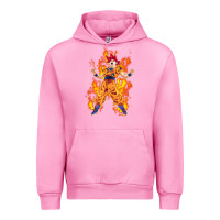 Fuchsia Pink goku super sayan Urban Hoodie - artisFamous