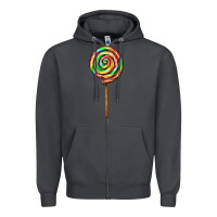 Smoke rainbow lollipop Zipper Hoodie - AdoDesignShop