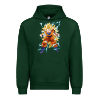 Forest Green super saiyan Urban Hoodie - artisFamous