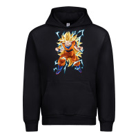 Black super saiyan Urban Hoodie - artisFamous