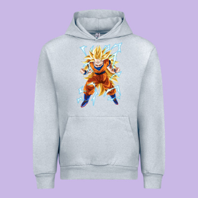 Super Saiyan Urban Hoodie Designed By Artisfamous