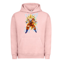 Pigment Salmon super saiyan Urban Hoodie - artisFamous