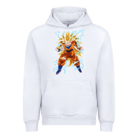White super saiyan Urban Hoodie - artisFamous