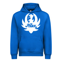Cobalt white and black hank art Urban Hoodie - artisFamous