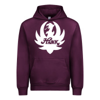 Mauve Wine white and black hank art Urban Hoodie - artisFamous