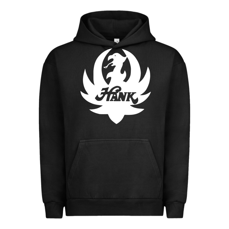 White And Black Hank Art Urban Hoodie by artisFamous | Teevron