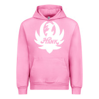 Fuchsia Pink white and black hank art Urban Hoodie - artisFamous