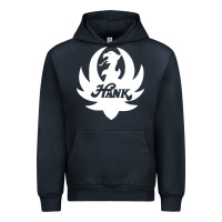 Navy white and black hank art Urban Hoodie - artisFamous