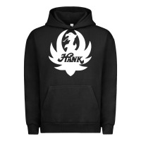 White And Black Hank Art Urban Hoodie | Teevron
