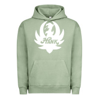 Pigment Oil Green white and black hank art Urban Hoodie - artisFamous