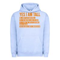 Pigment Grape Ice yes i am tall Urban Hoodie - artisFamous