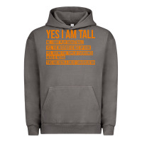 Pigment Tornado yes i am tall Urban Hoodie - artisFamous
