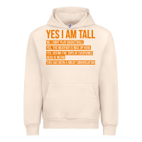 Sandshell yes i am tall Urban Hoodie - artisFamous