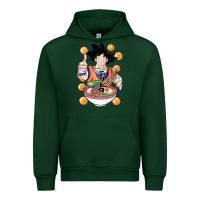 Forest Green Saiyan Ramen Urban Hoodie - artisFamous