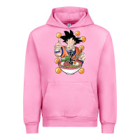 Fuchsia Pink Saiyan Ramen Urban Hoodie - artisFamous