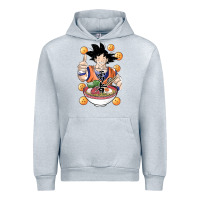 Heather Grey Saiyan Ramen Urban Hoodie - artisFamous