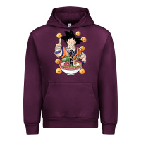 Mauve Wine Saiyan Ramen Urban Hoodie - artisFamous