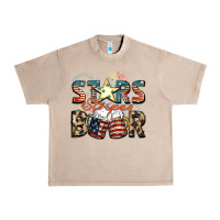 French Oak Stars stripes beer Urban Heavy Tee - FaDigitalArtStudio