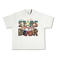 Pistachio Stars stripes beer Urban Heavy Tee - FaDigitalArtStudio