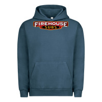 Pigment Midnight Navy firehouse subs Urban Hoodie - artisFamous