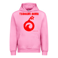 Fuchsia Pink tsunami bomb trust no one Urban Hoodie - artisFamous