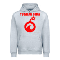 Heather Grey tsunami bomb trust no one Urban Hoodie - artisFamous