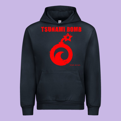 Tsunami Bomb Trust No One Urban Hoodie Designed By Artisfamous