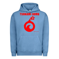 Pigment Pebble Blue tsunami bomb trust no one Urban Hoodie - artisFamous