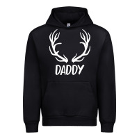 Black Daddy Deer Urban Hoodie - artisFamous