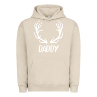 Pigment French Oak Daddy Deer Urban Hoodie - artisFamous