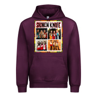 Mauve Wine Shonen knife Urban Hoodie - artisFamous