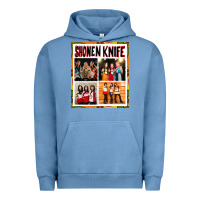 Pigment Pebble Blue Shonen knife Urban Hoodie - artisFamous