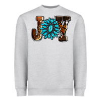 Heather Grey joy with gemstone ado Heavyweight Sweatshirt - AdoDesignShop