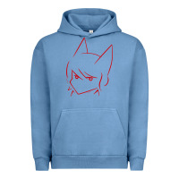Pigment Pebble Blue Aphmau Sketch Urban Hoodie - artisFamous