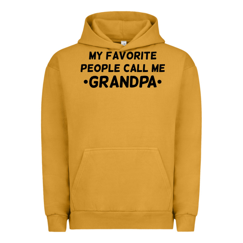 My Favorite People Call Me Grandpa Black Urban Hoodie by artisFamous | Teevron