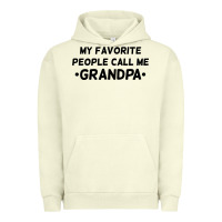 Pigment Pistachio my favorite people call me grandpa black Urban Hoodie - artisFamous
