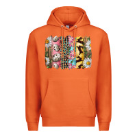Carrot Easter Brushstroke With Quail Eggs Daisy And Bunny Premium Hoodie - RanaPortraitStore